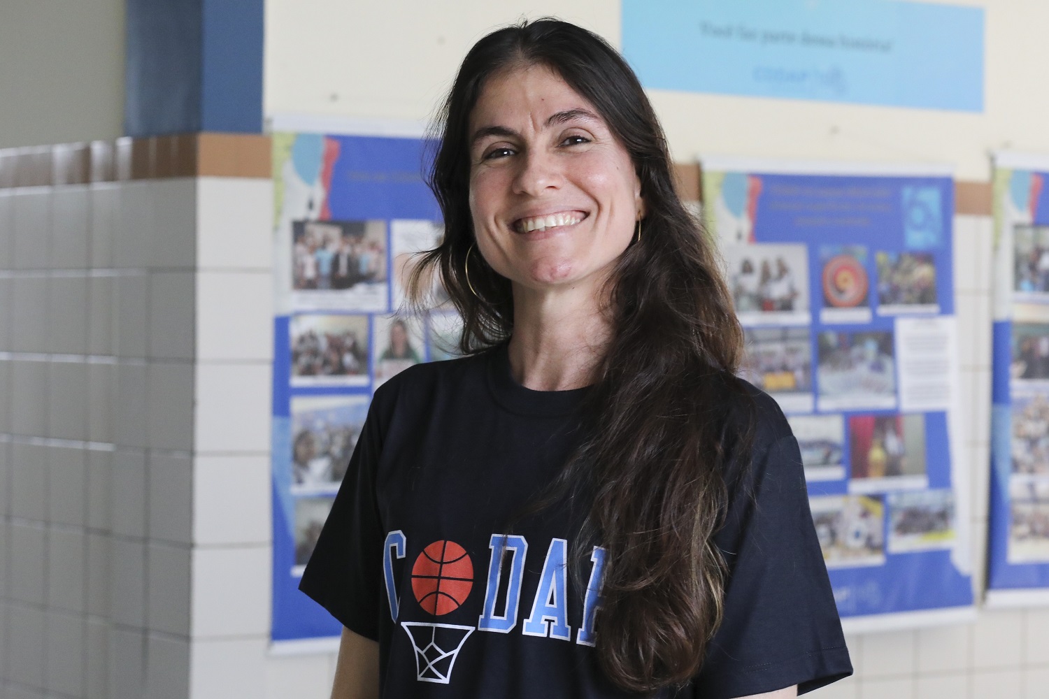 Mariza Guimarães é a professora de basquete do Codap